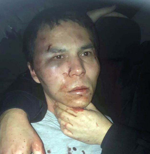 Машарипов қўлга олинган жойида. Сурат: AFP