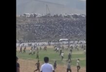 Ўш: Кўпкари ўйинидаги жанжалдан олти киши жабрланди, бир улоқчи шифохонага тушди